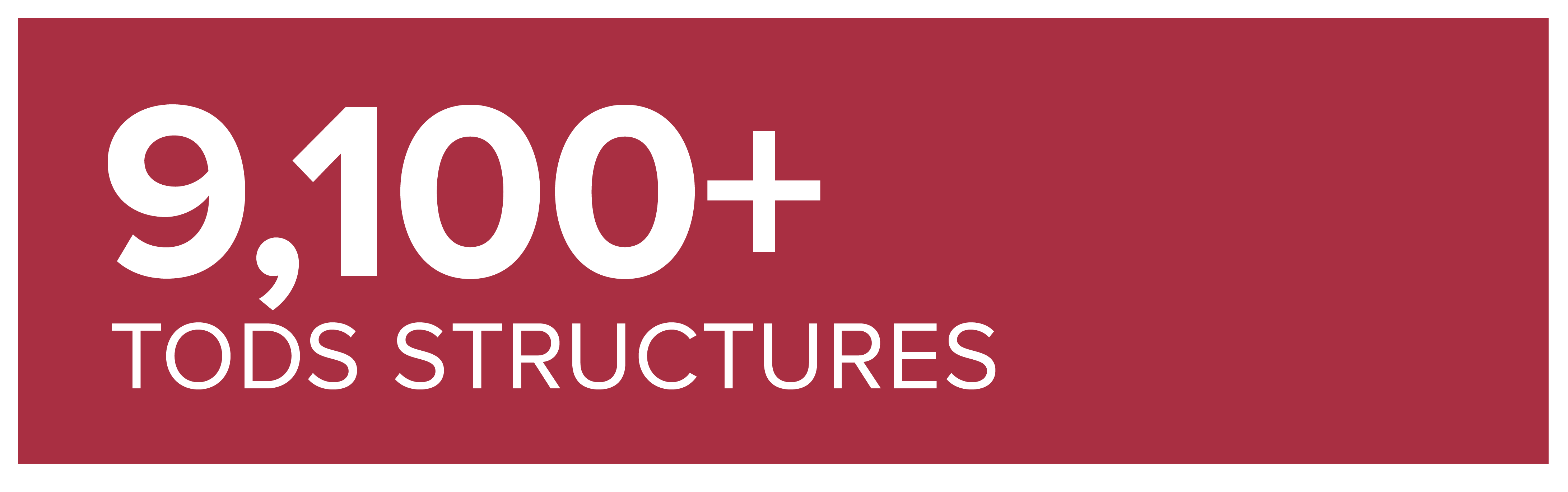 9,100+ TODS Structures